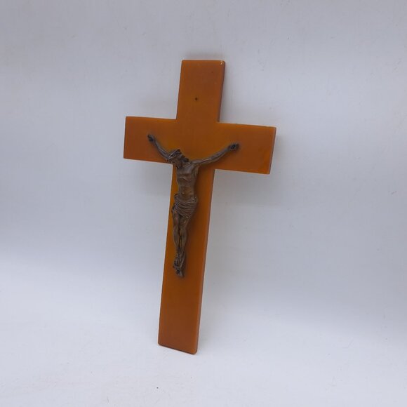 Vintage Wall Crucifix Protruding Nails - Picture 6 of 11